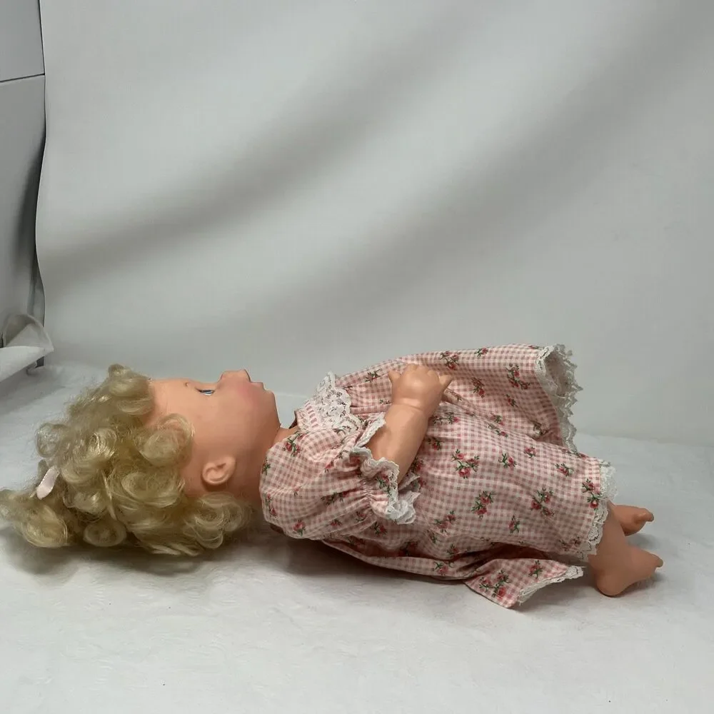 Baby Alive Doll Kenner Vintage 1990 Blonde Hair Blue Eyes NON-WORKING